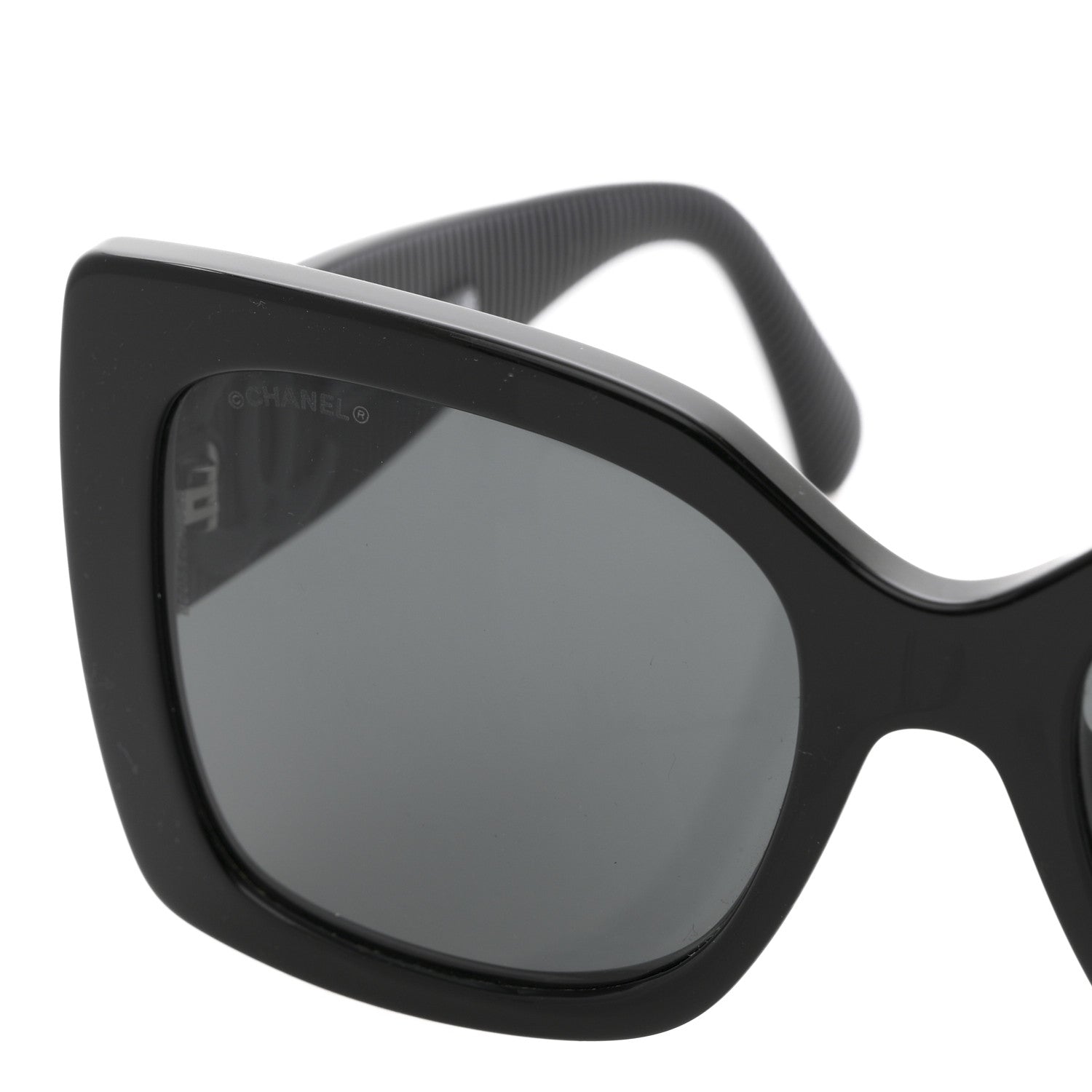 Chanel Square Polarized CC 5494-A Sunglasses Black 7 of 9