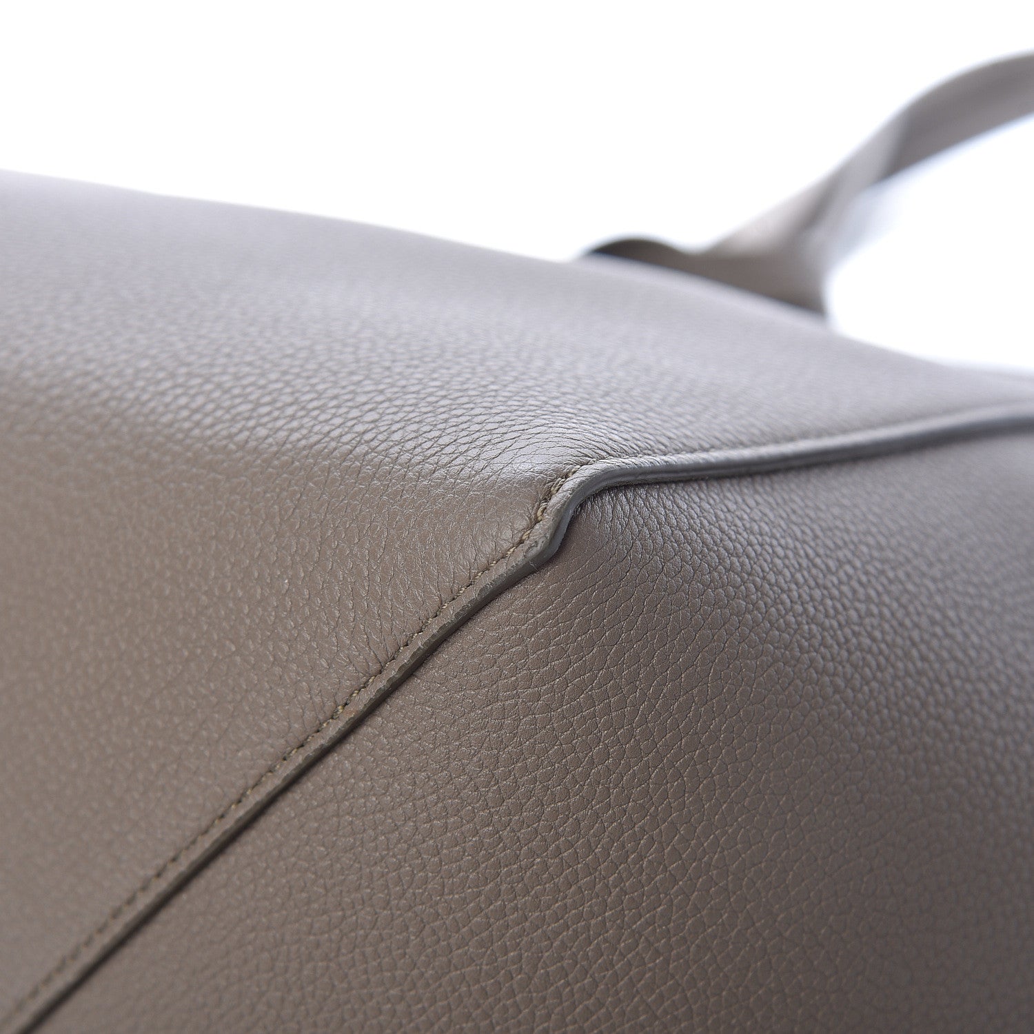 Celine Soft Grained Calfskin Small Belt Cabas Phantom Taupe 11 of 13