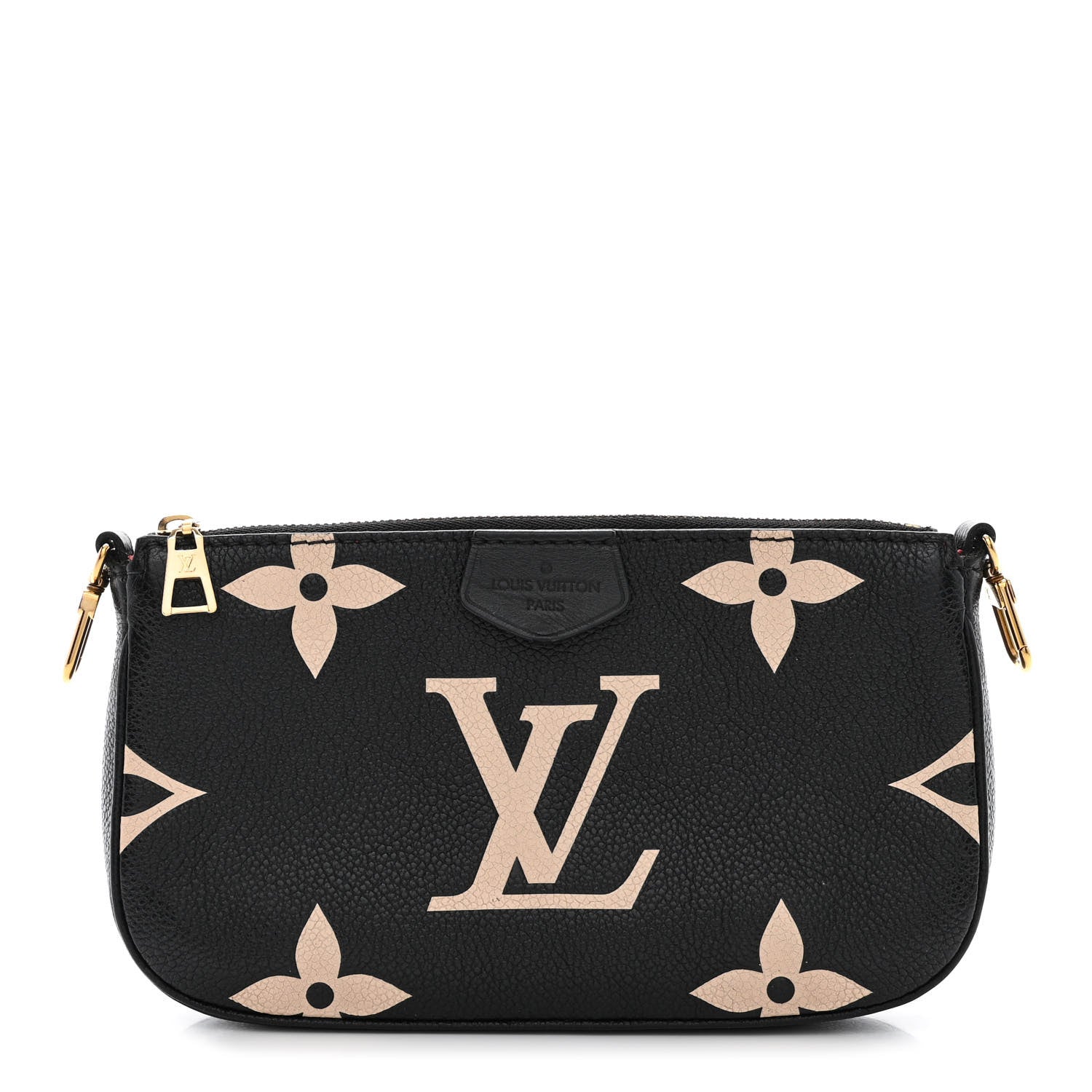 Louis Vuitton Empreinte Monogram Giant Multi Pochette Accessories Mini Pochette Black Beige 1 of 11