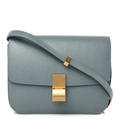 Celine Liege Calfskin Medium Classic Box Flap Bag Light Khaki 1 of 5