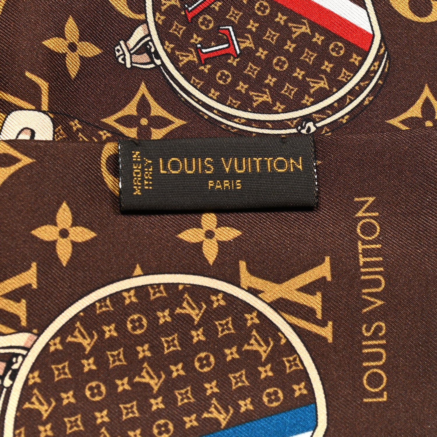 Louis Vuitton Silk Monogram Trunks Bandeau 5 of 5