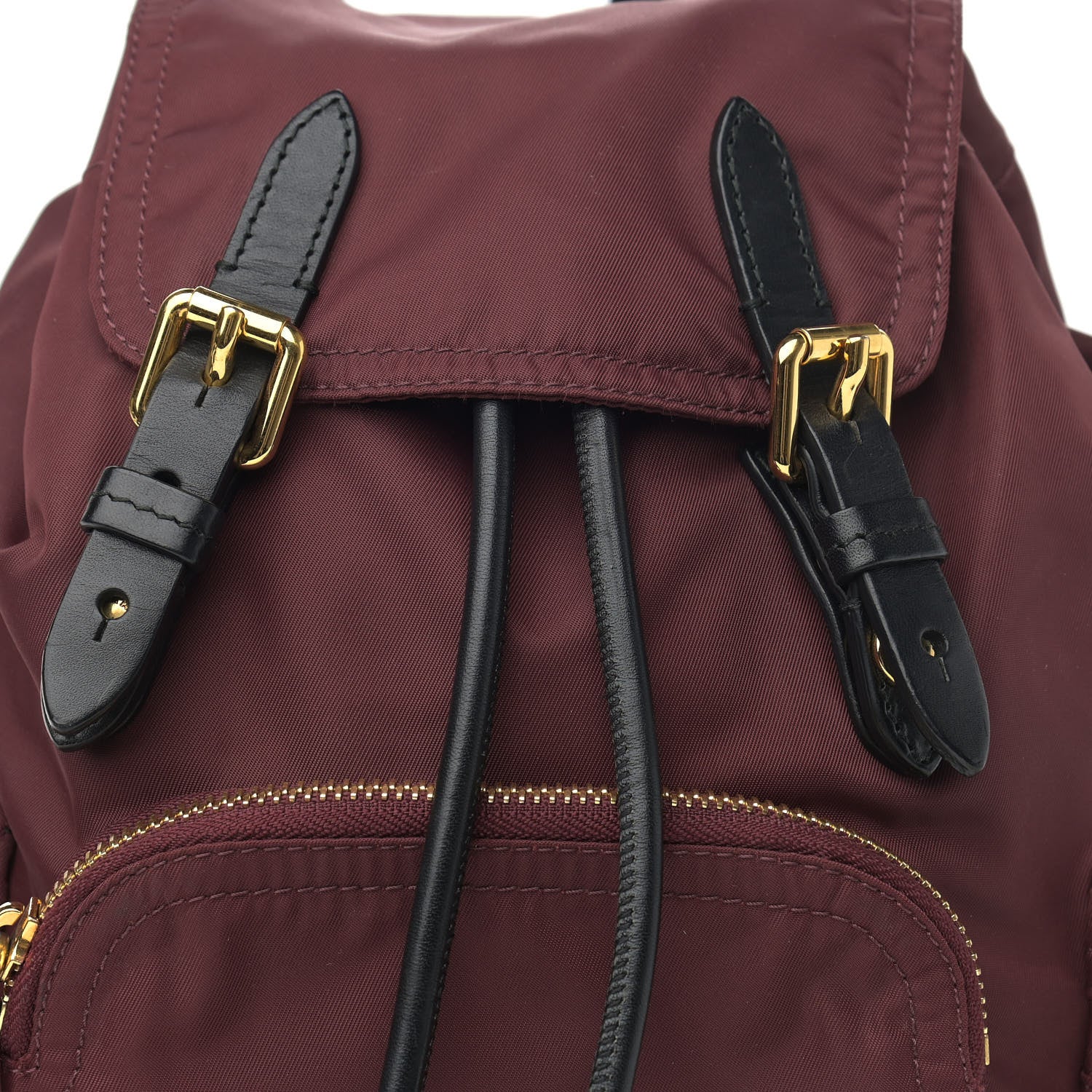 Burberry Nylon Small Crossbody Rucksack Backpack Canvas Burgundy Red 7 of 10