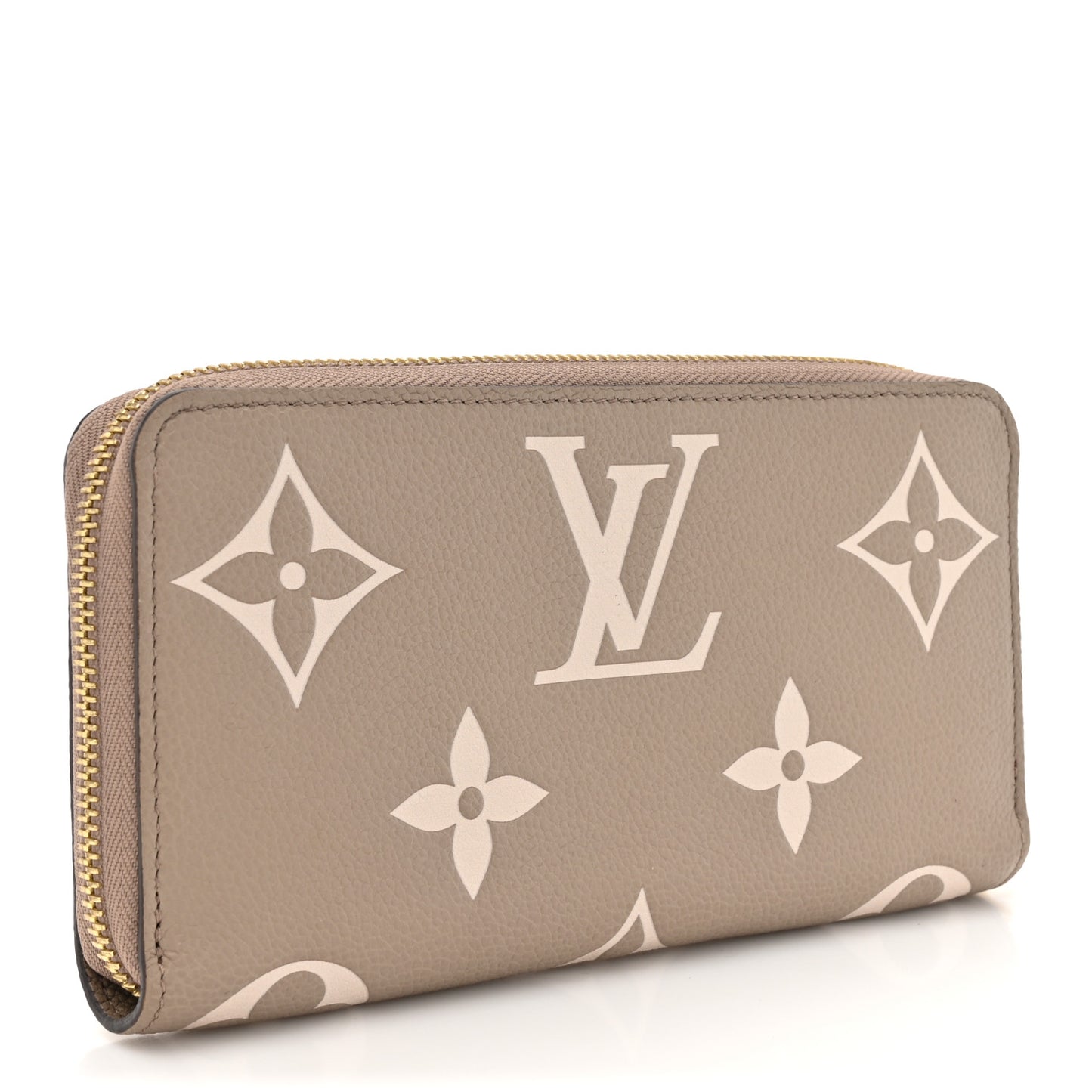 Empreinte Monogram Giant Zippy Wallet Tourterelle Creme