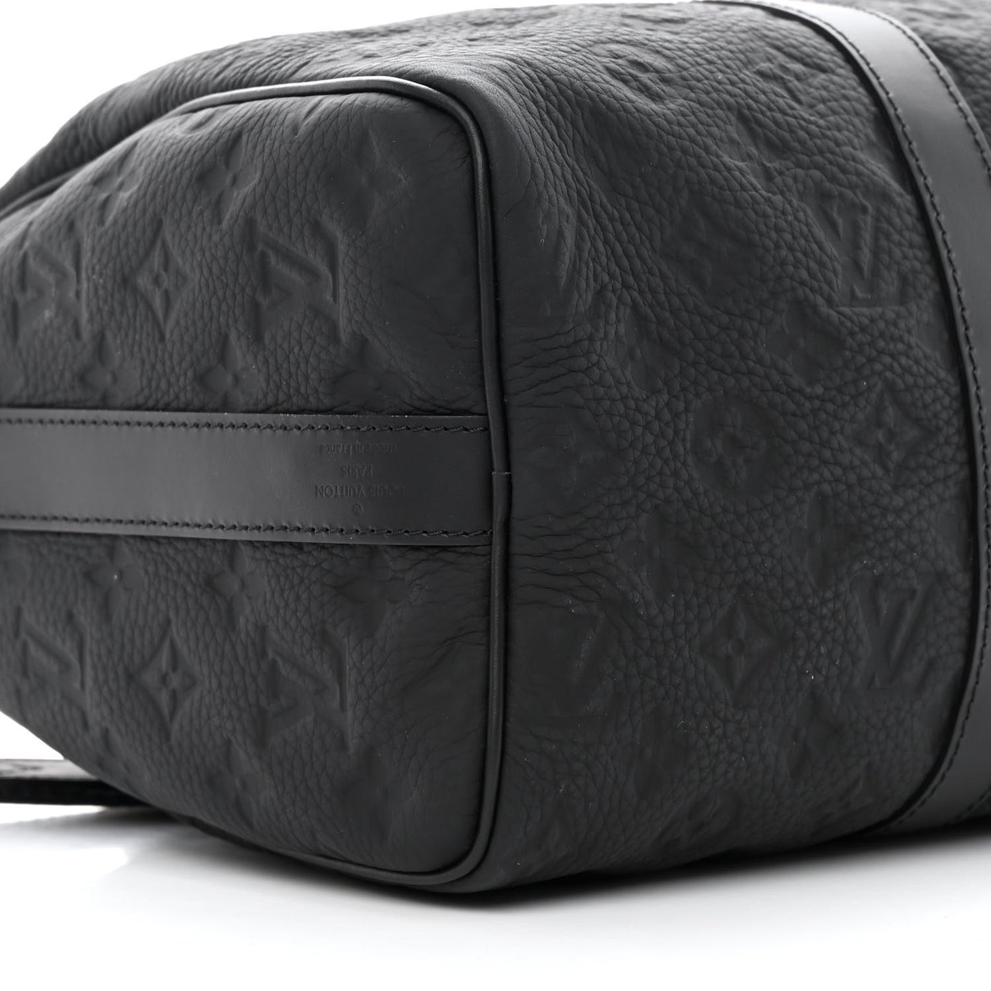 Monogram Taurillon Keepall Bandouliere 35 Black