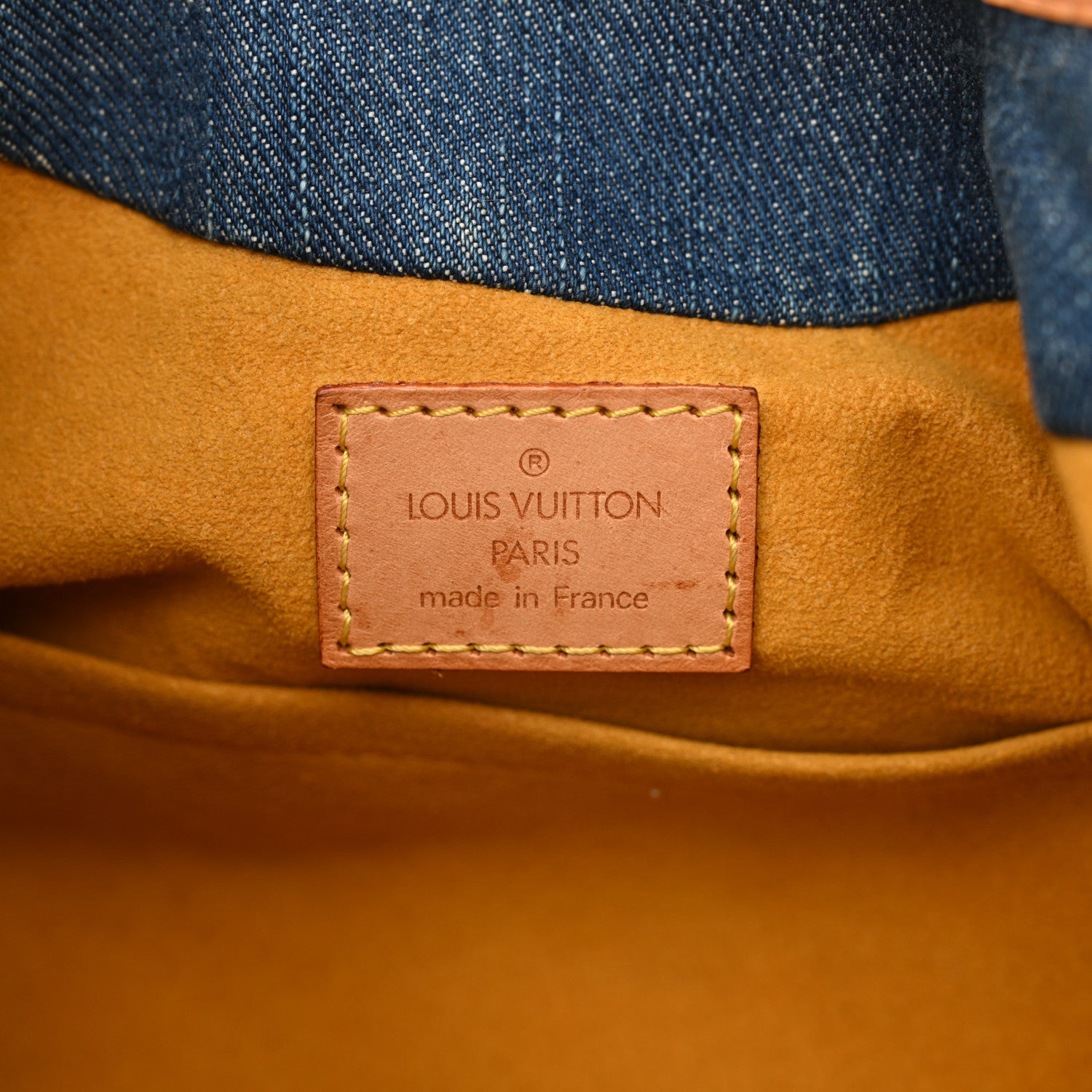 Louis Vuitton Monogram Denim Pleaty Blue 6 of 13