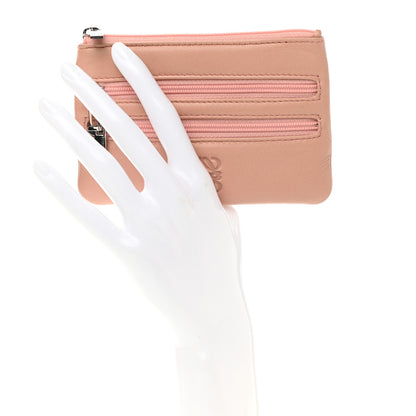 Loewe Calfskin Zip Coin Card Holder Blush 2 of 7