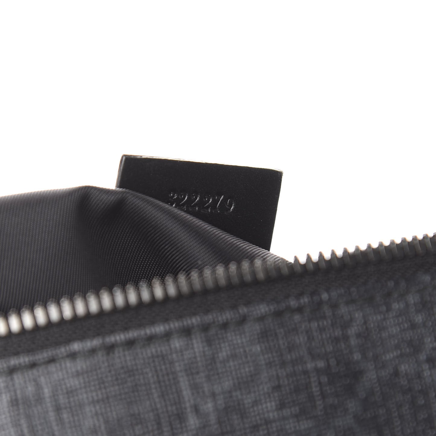 GG Supreme Monogram Crossbody Messenger Bag Black Grey