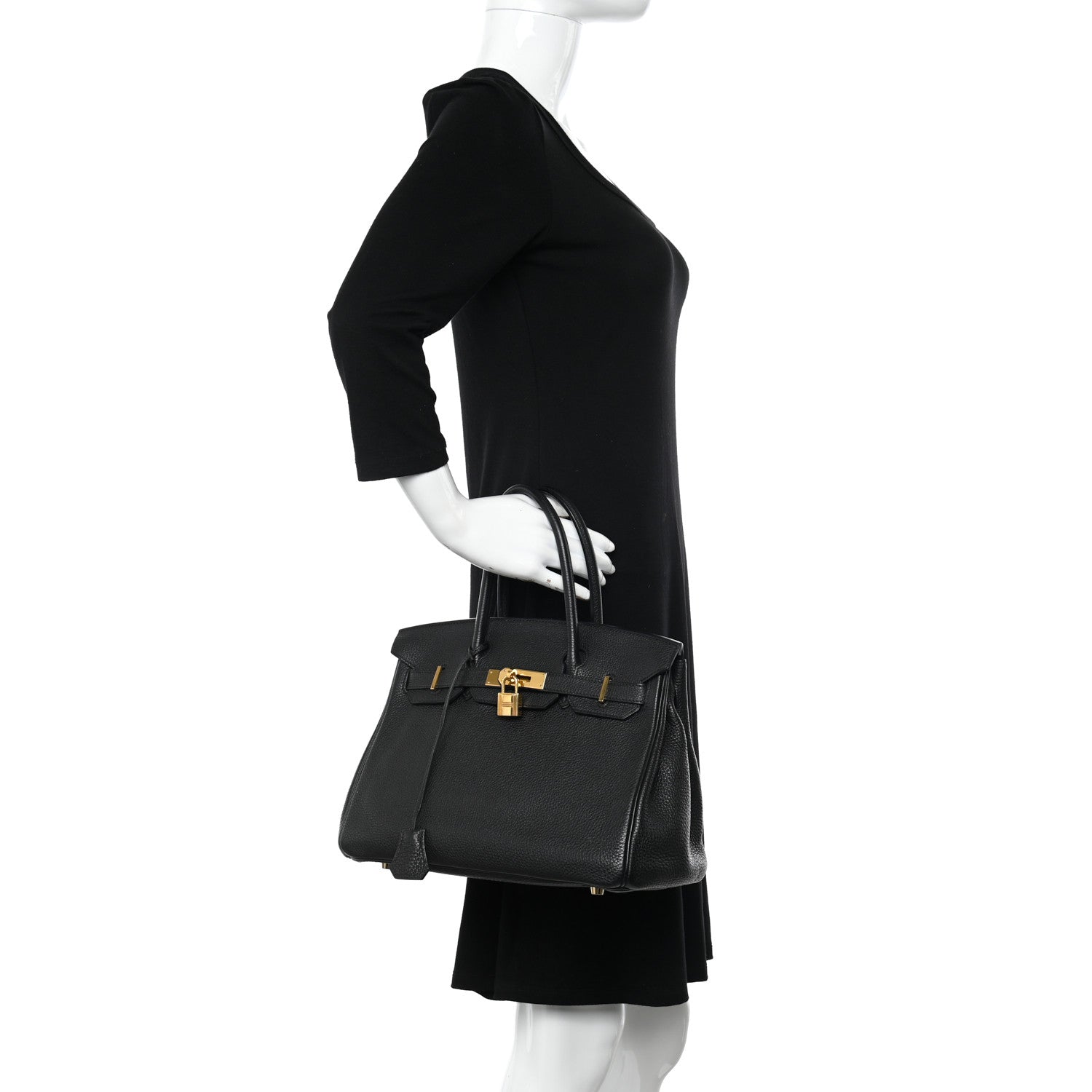 Hermes Togo Birkin 30 Black 2 of 15