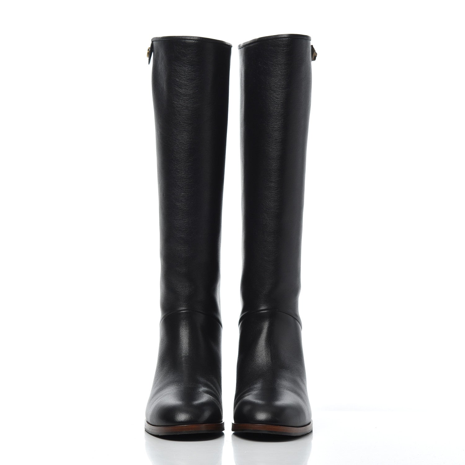 Gucci Calfskin Piuma Lux Energy High Boots 37 Black 2 of 9