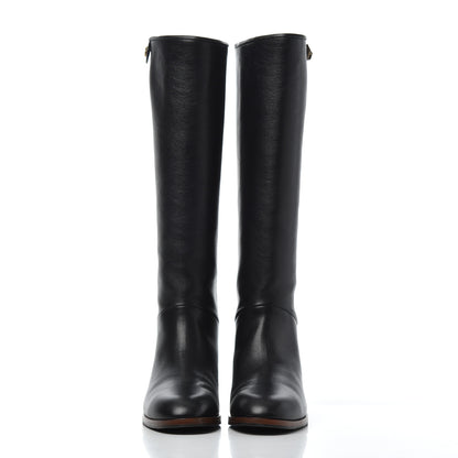 Gucci Calfskin Piuma Lux Energy High Boots 37 Black 2 of 9