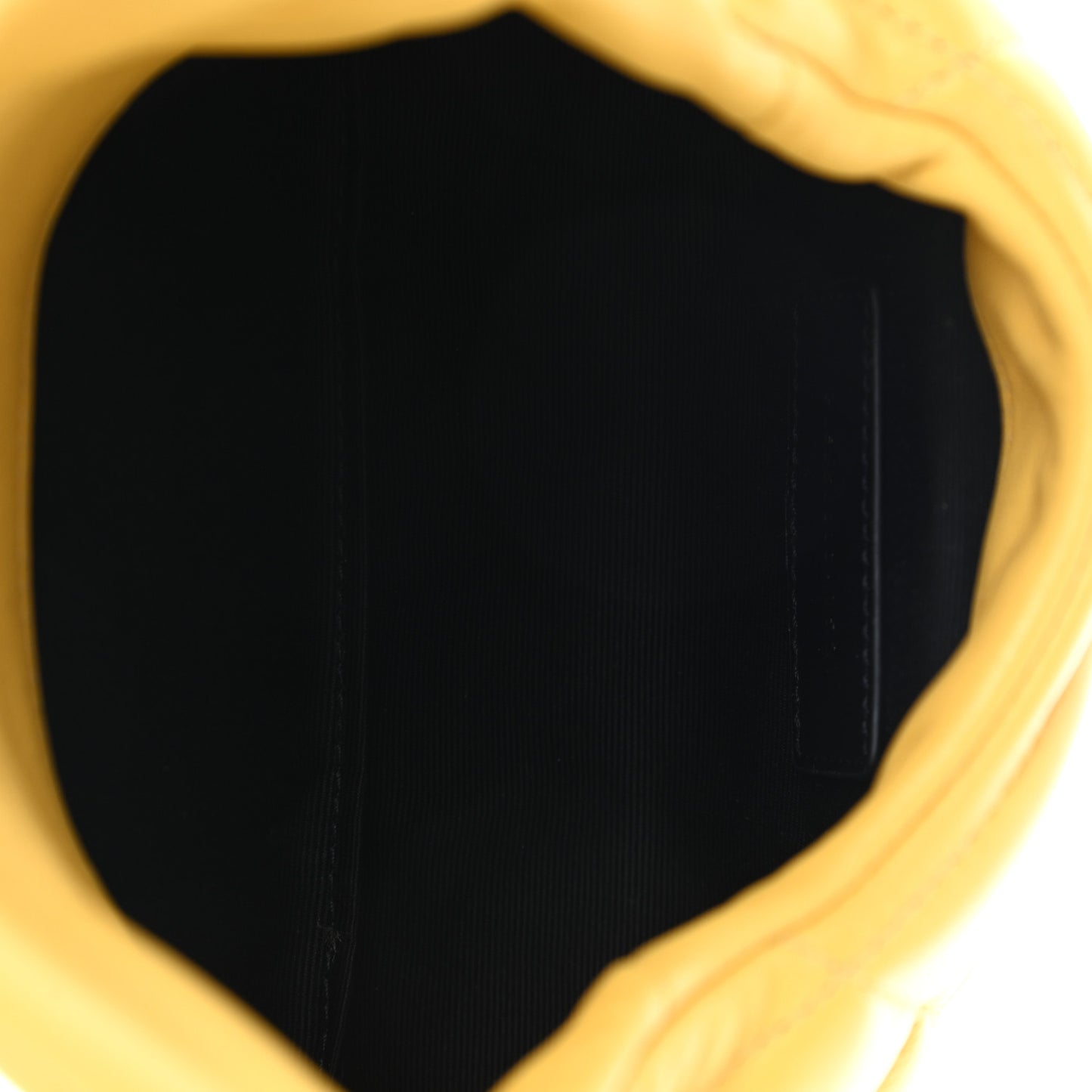 Lambskin Monogram Loulou Puffer Pouch Clutch Yellow
