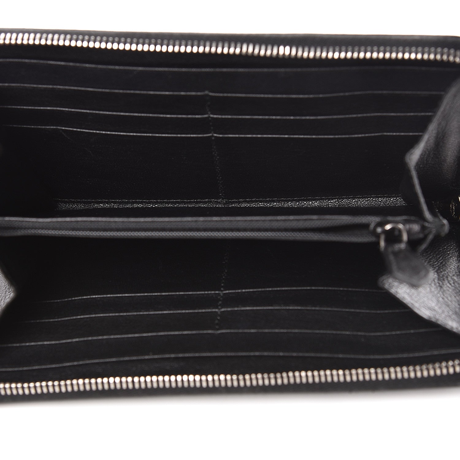 Alexander McQueen Nappa Studded Skull Continental Zip Wallet Black 5 of 7