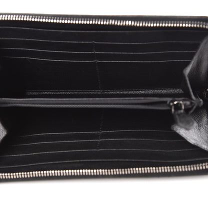 Alexander McQueen Nappa Studded Skull Continental Zip Wallet Black 5 of 7