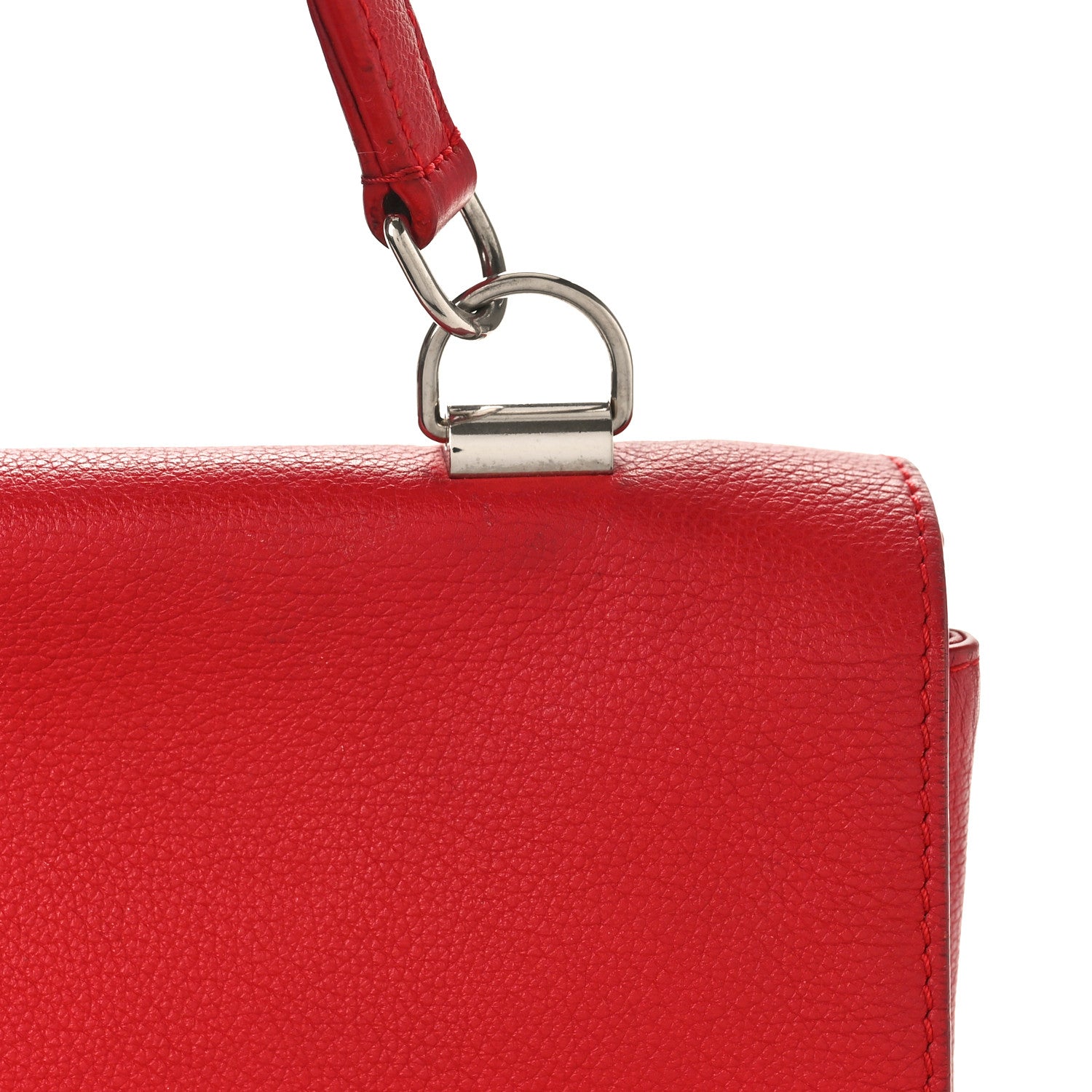 Louis Vuitton Soft Calfskin Lockme II Top Handle Rubis 12 of 16