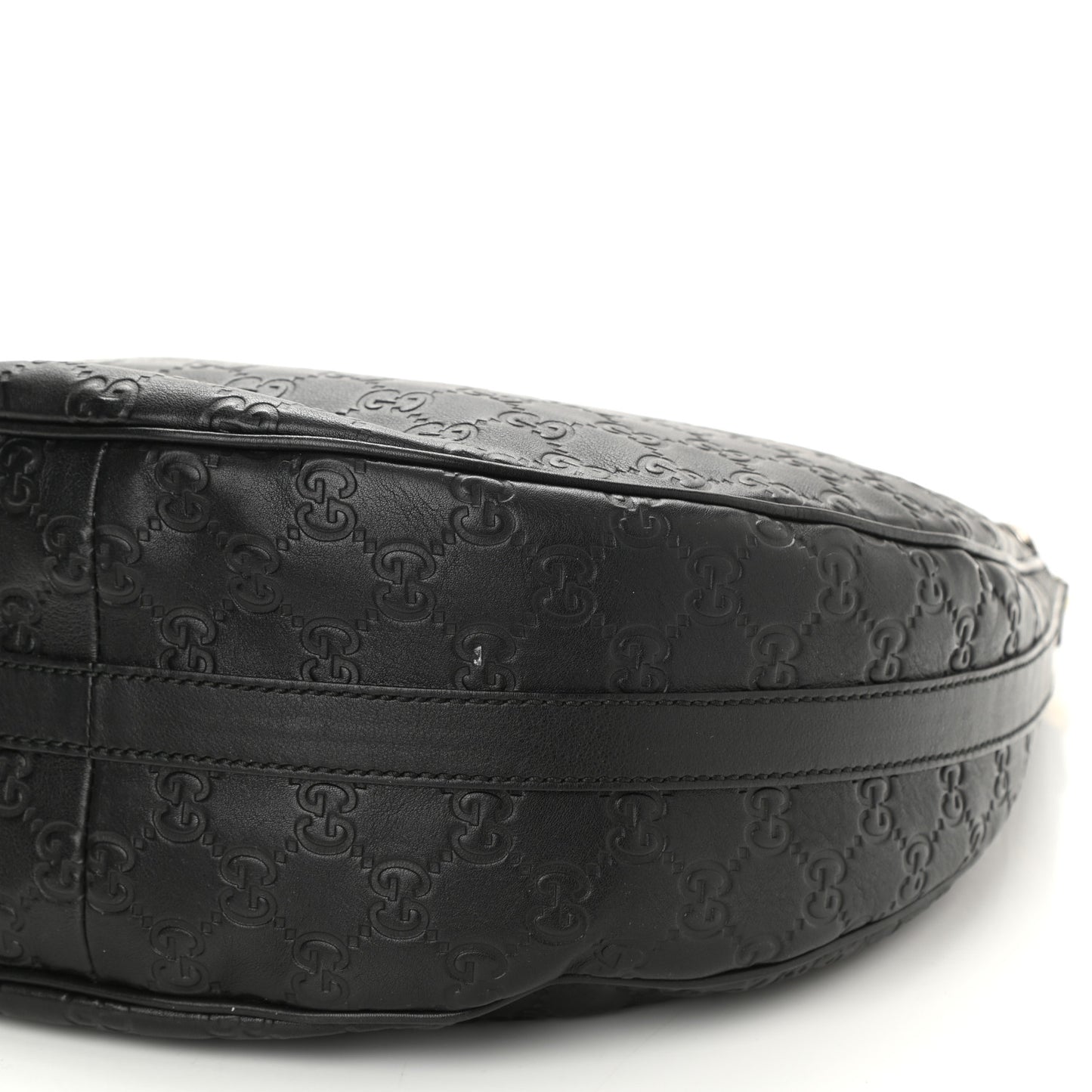 Guccissima Medium GG Twins Hobo Black