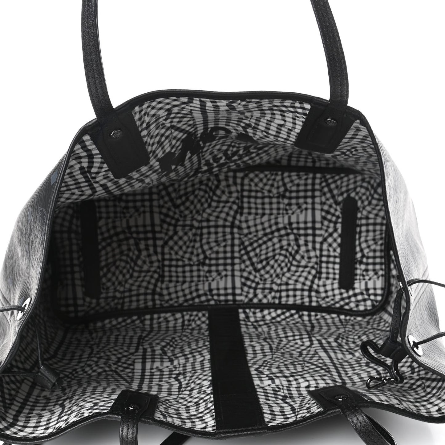 Visetos Large Liz Reversible Shopper Tote Black