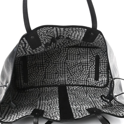 MCM Visetos Large Liz Reversible Shopper Tote Black 7 of 8