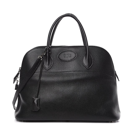 Hermes Taurillon Clemence Bolide 35 Black 1 of 12