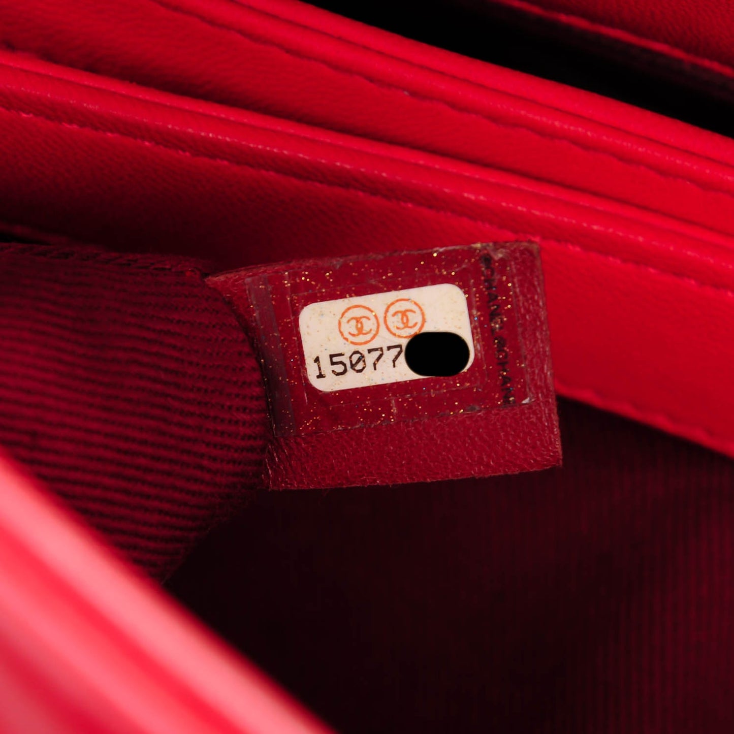 Lambskin Quilted Medium Just Mademoiselle Red