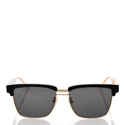 Gucci Squared Aviator GG Sunglasses GG0603S Black 2 of 8