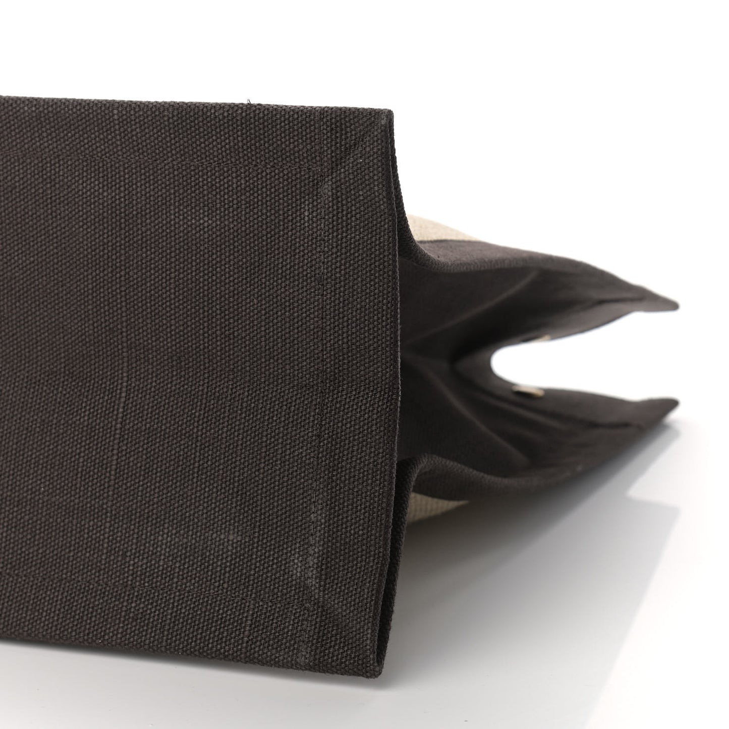 Linen Calfskin Rive Gauche Tote Natural