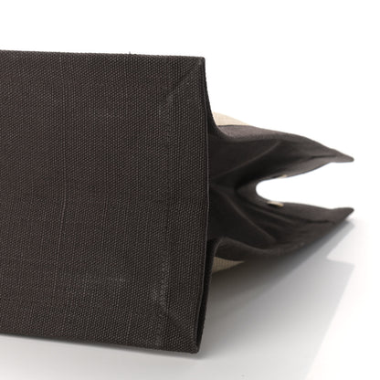 Saint Laurent Linen Calfskin Rive Gauche Tote Natural 9 of 9