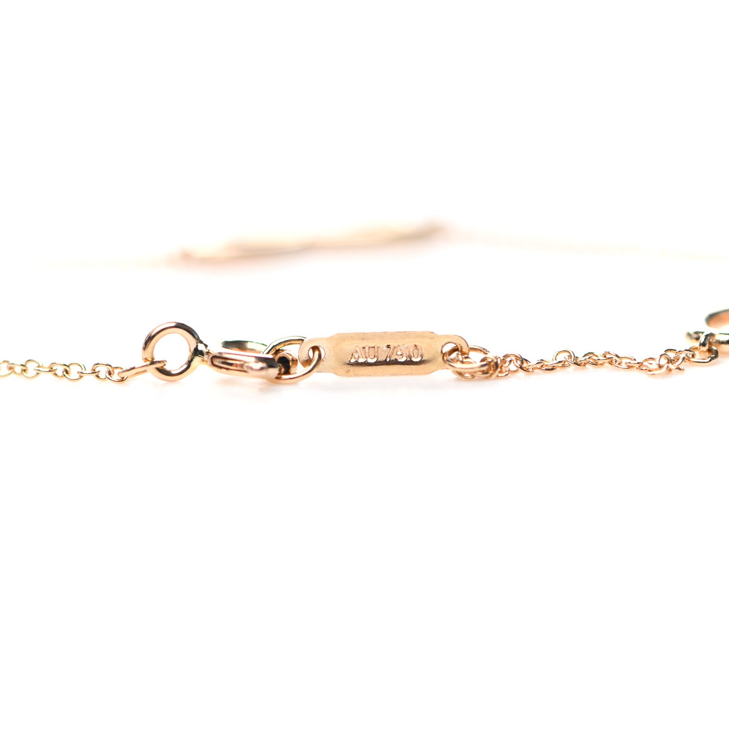 Tiffany 18K Rose Gold Infinity Endless Bracelet 4 of 5