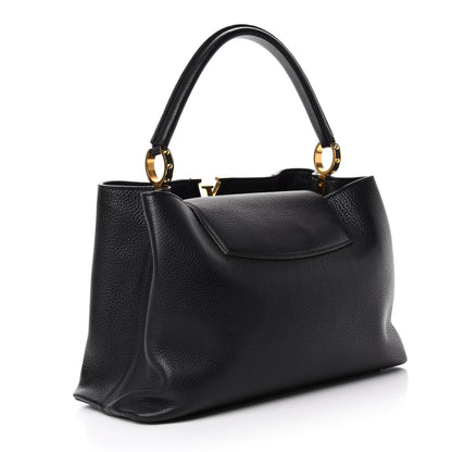 Louis Vuitton Taurillon Capucines PM Black 3 of 13