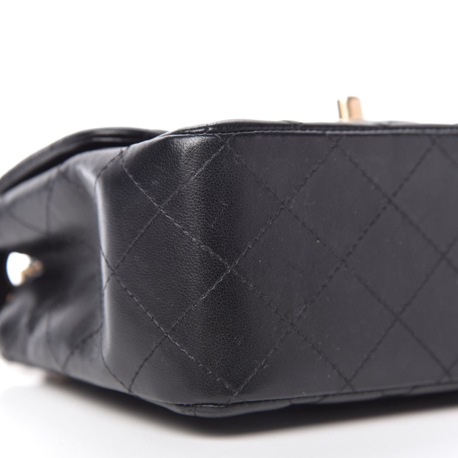 Chanel Lambskin Quilted Mini Square Flap Black 6 of 11