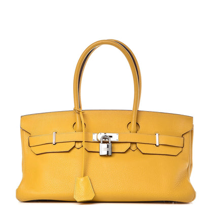 Hermes Taurillon Clemence JPG Shoulder Birkin II Soleil 1 of 39