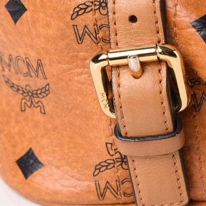 MCM Visetos Medium Essentials Shopper Tote Cognac 14 of 29