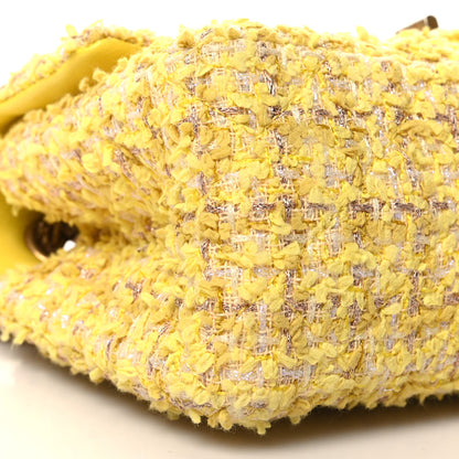 Chanel Tweed Quilted 2.55 Reissue Mini Flap Yellow 9 of 10