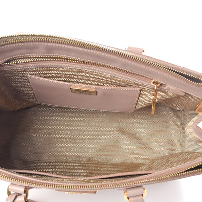 Prada Saffiano Large Galleria Double Zip Tote Cammeo 5 of 11