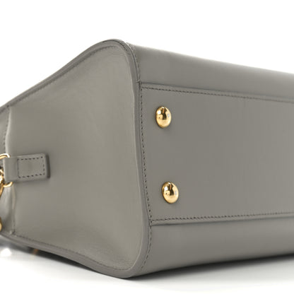 Saint Laurent Calfskin Monogram Baby Cabas Fog 8 of 9