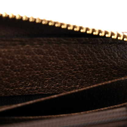 Gucci GG Supreme Monogram Web Ophidia Zip Around Wallet Brown 7 of 8