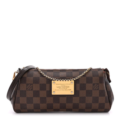 Louis Vuitton Damier Ebene Eva Clutch 1 of 15