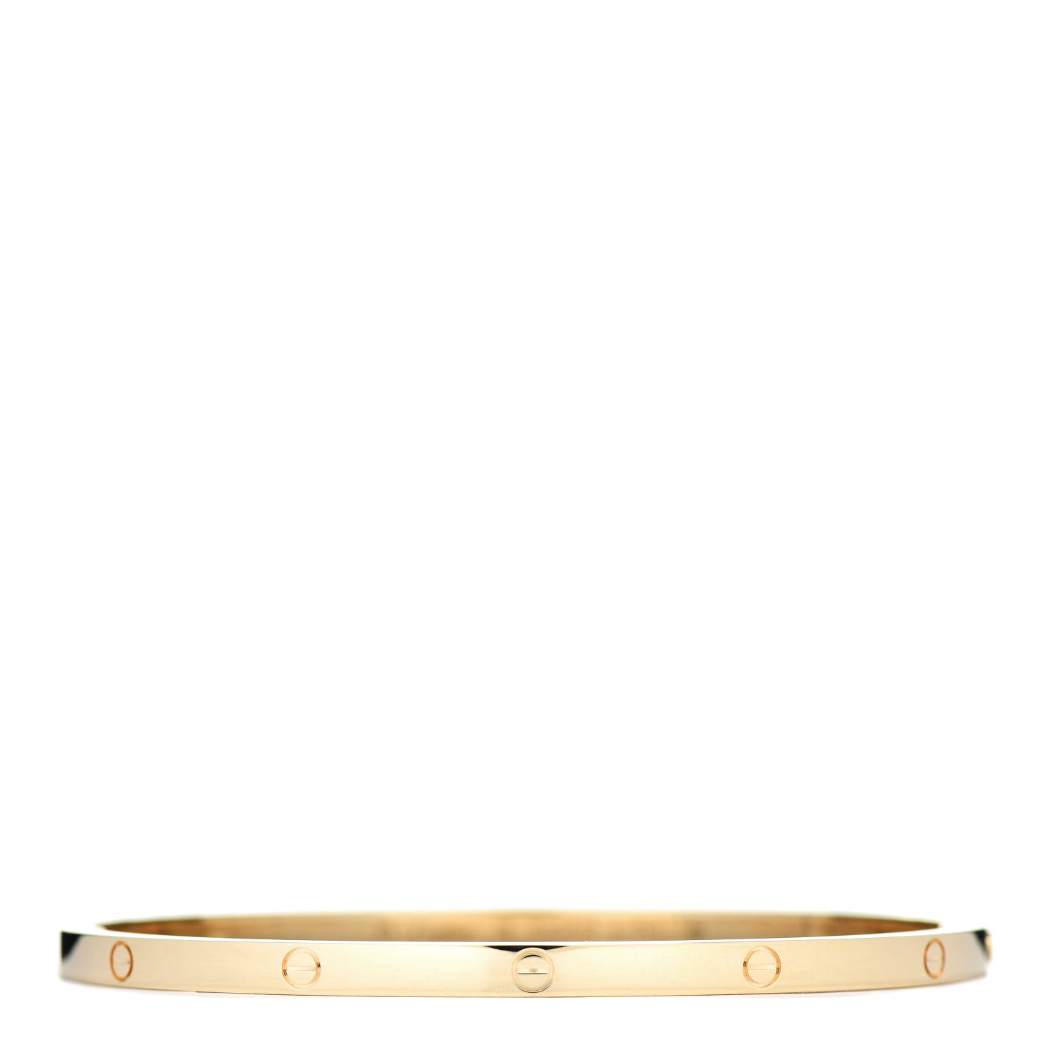Cartier 18K Yellow Gold Small LOVE Bracelet 19 3 of 4
