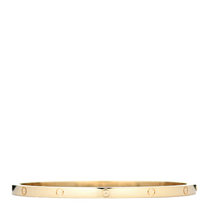 Cartier 18K Yellow Gold Small LOVE Bracelet 19 3 of 4