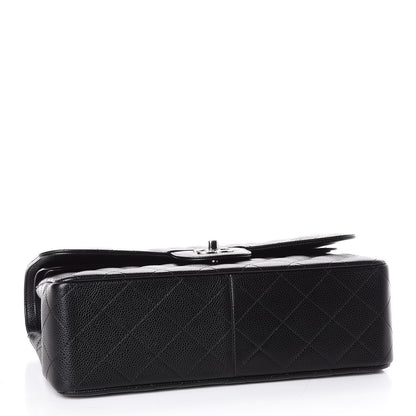 Chanel Caviar Quilted Jumbo Double Flap Black 3 of 9
