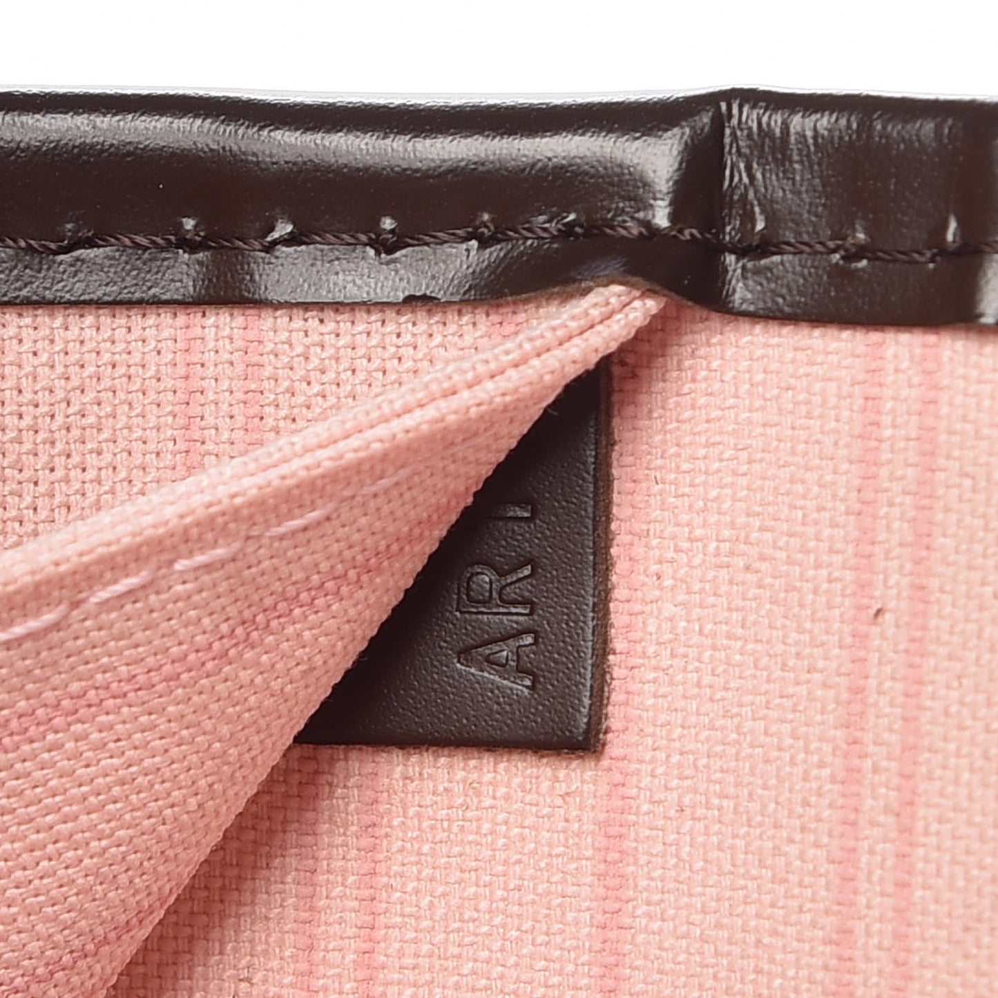 Damier Ebene Neo Neverfull MM Rose Ballerine