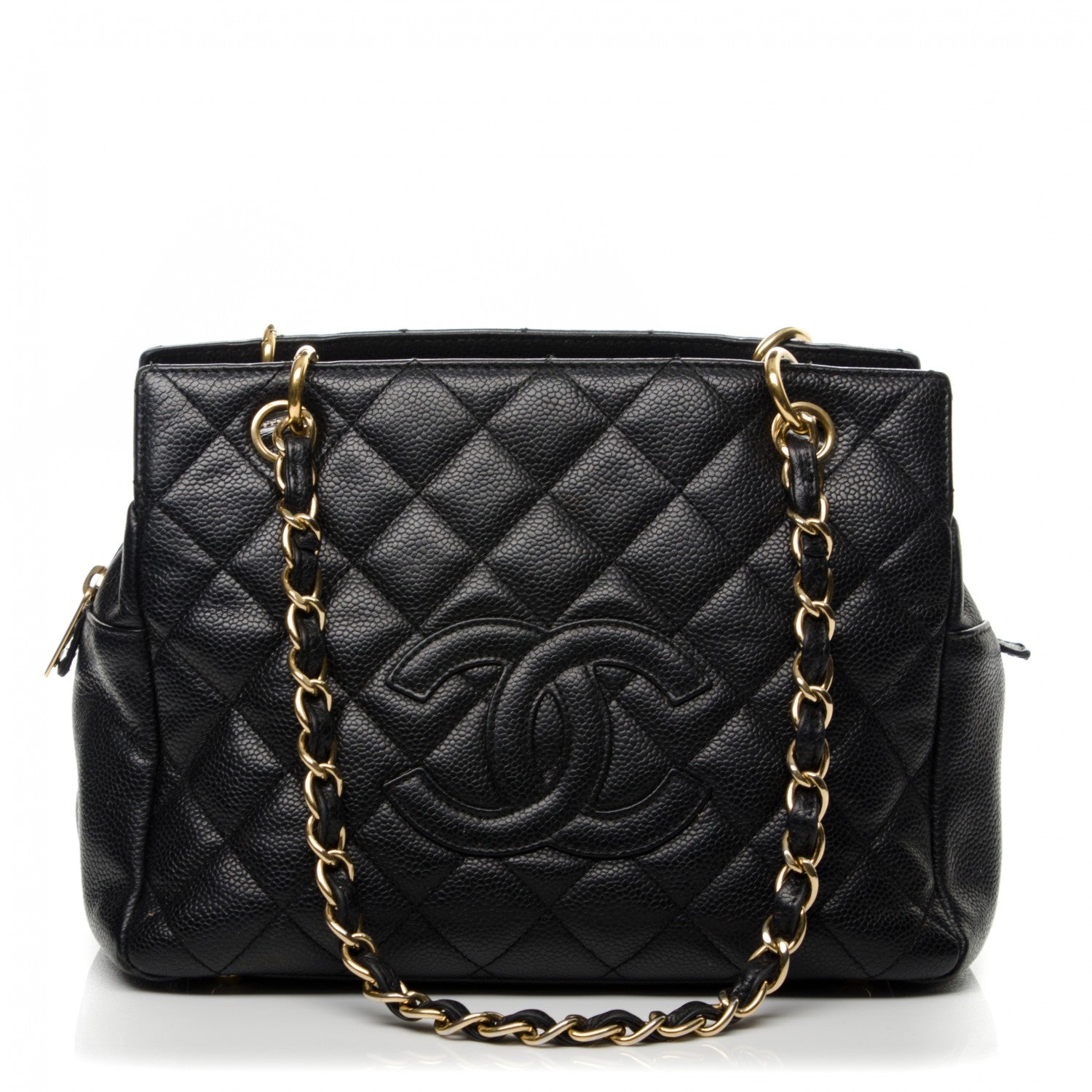 Chanel Caviar Quilted Petit Timeless Tote PTT Black 1 of 10