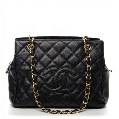 Chanel Caviar Quilted Petit Timeless Tote PTT Black 1 of 10