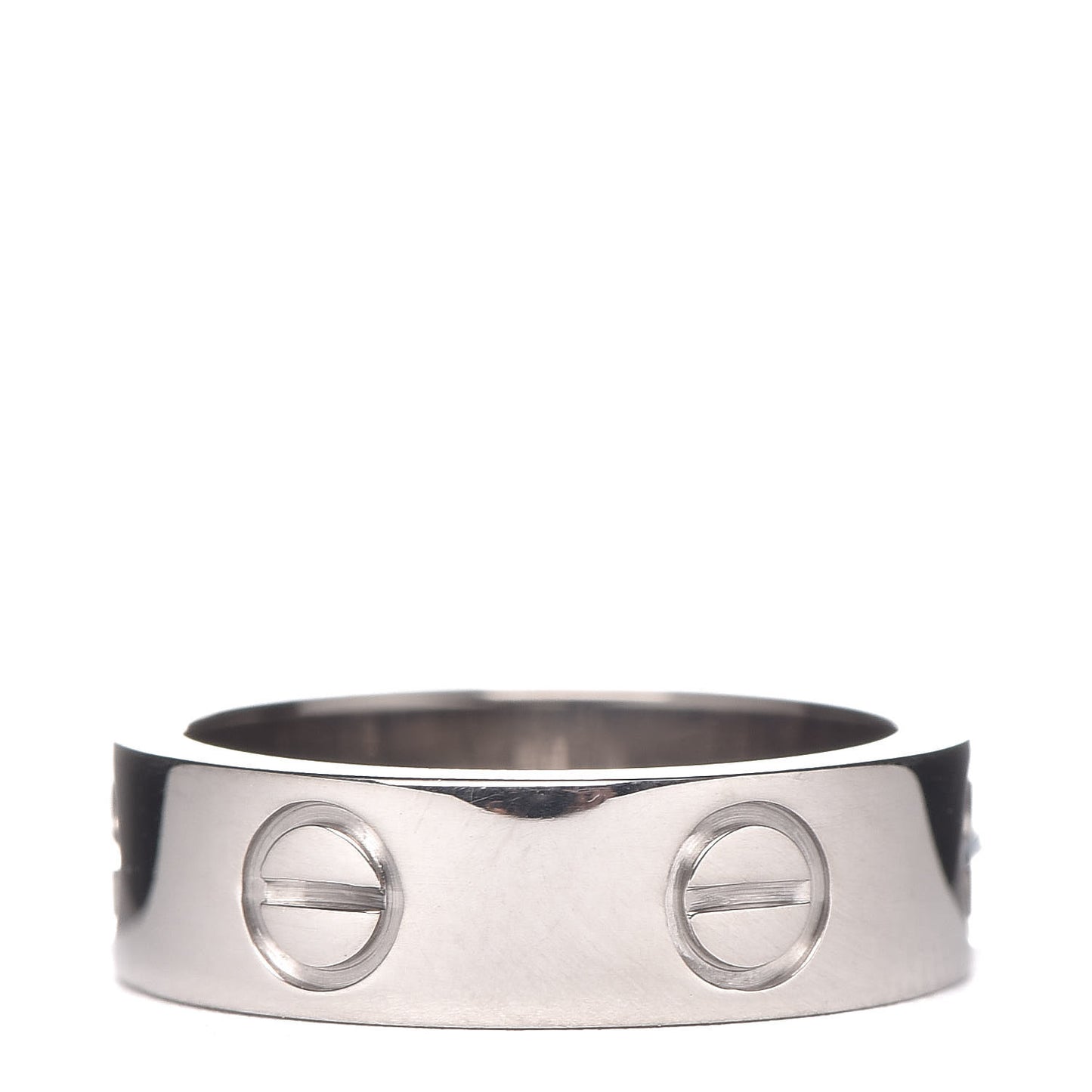 18K White Gold 5.5mm LOVE Ring 50 5.25