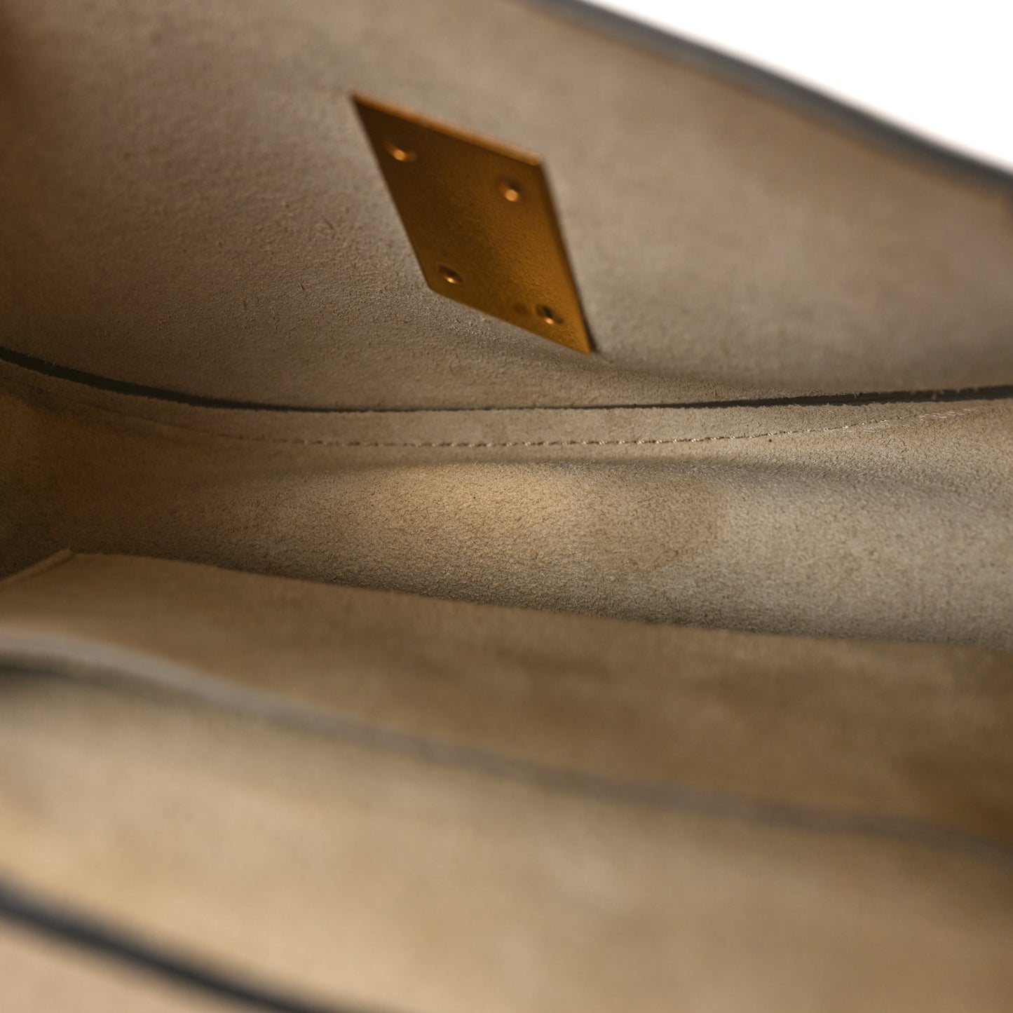 Grained Lambskin Drew Shoulder Bag Biscotti Beige