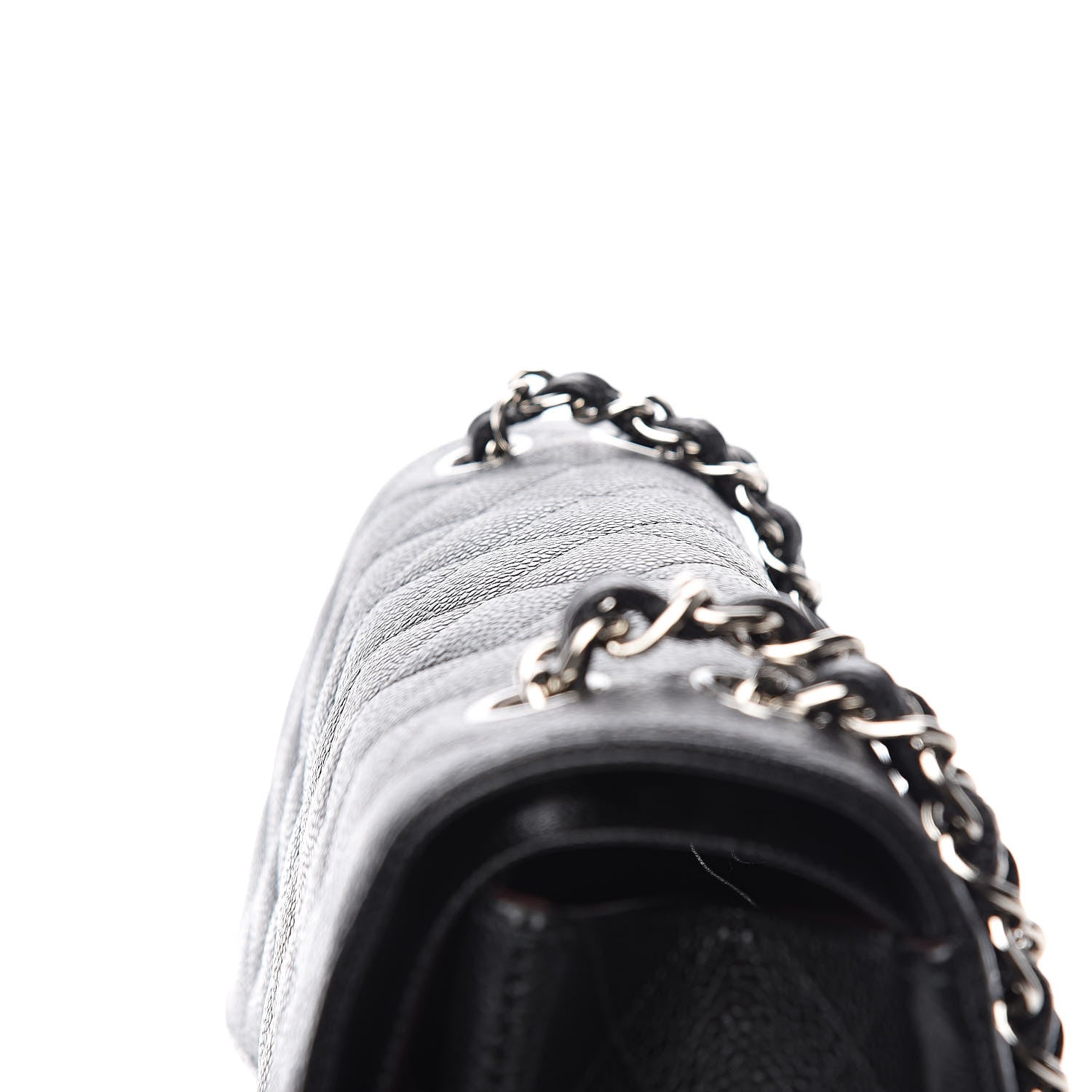 Chanel Caviar Quilted Jumbo Double Flap Black 11 of 13