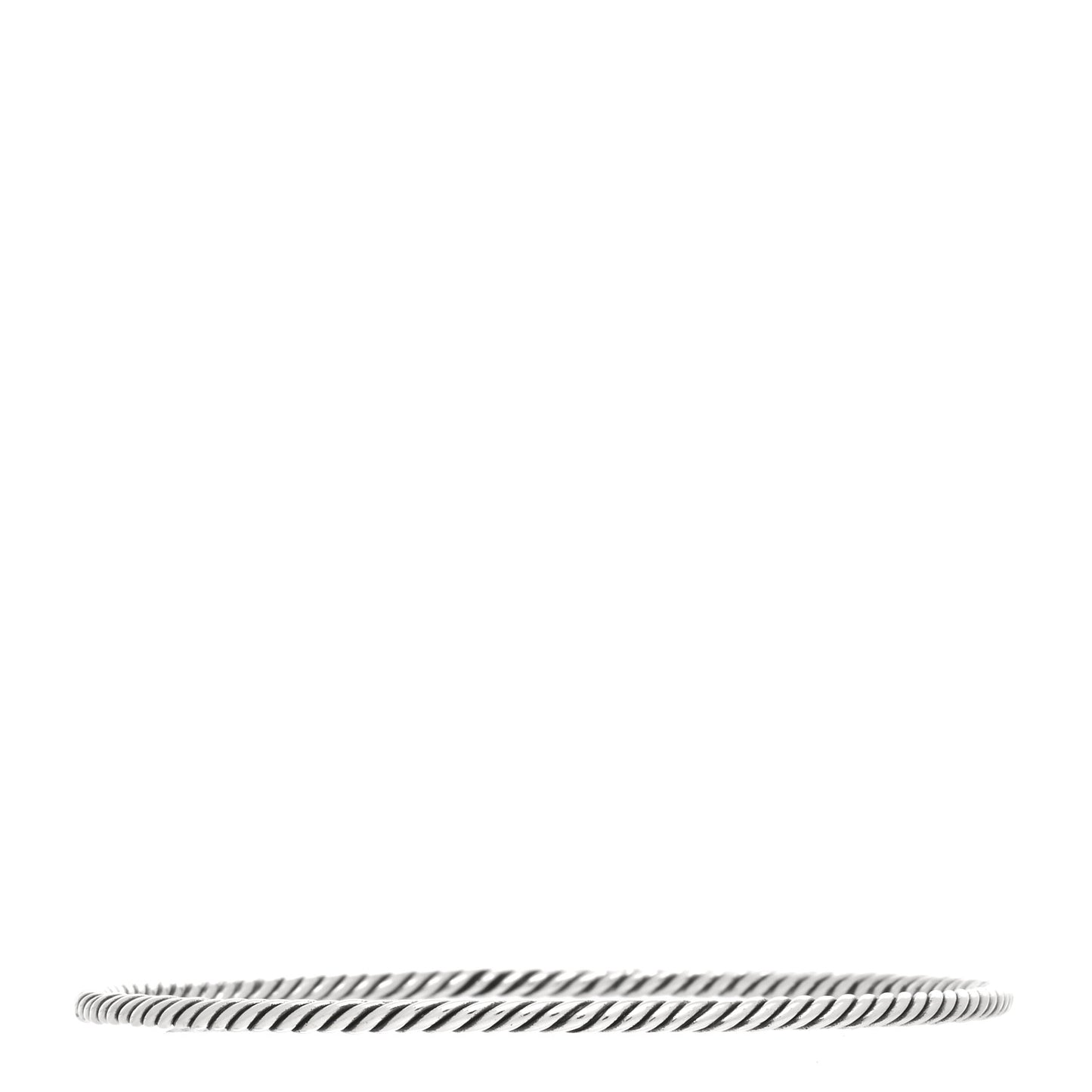 Sterling Silver 2.5mm Cable Classics Bangle Bracelet