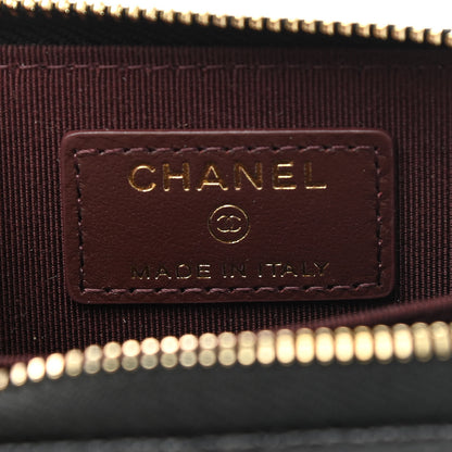 Chanel Caviar Quilted Zip Coin Purse Black 6 of 8