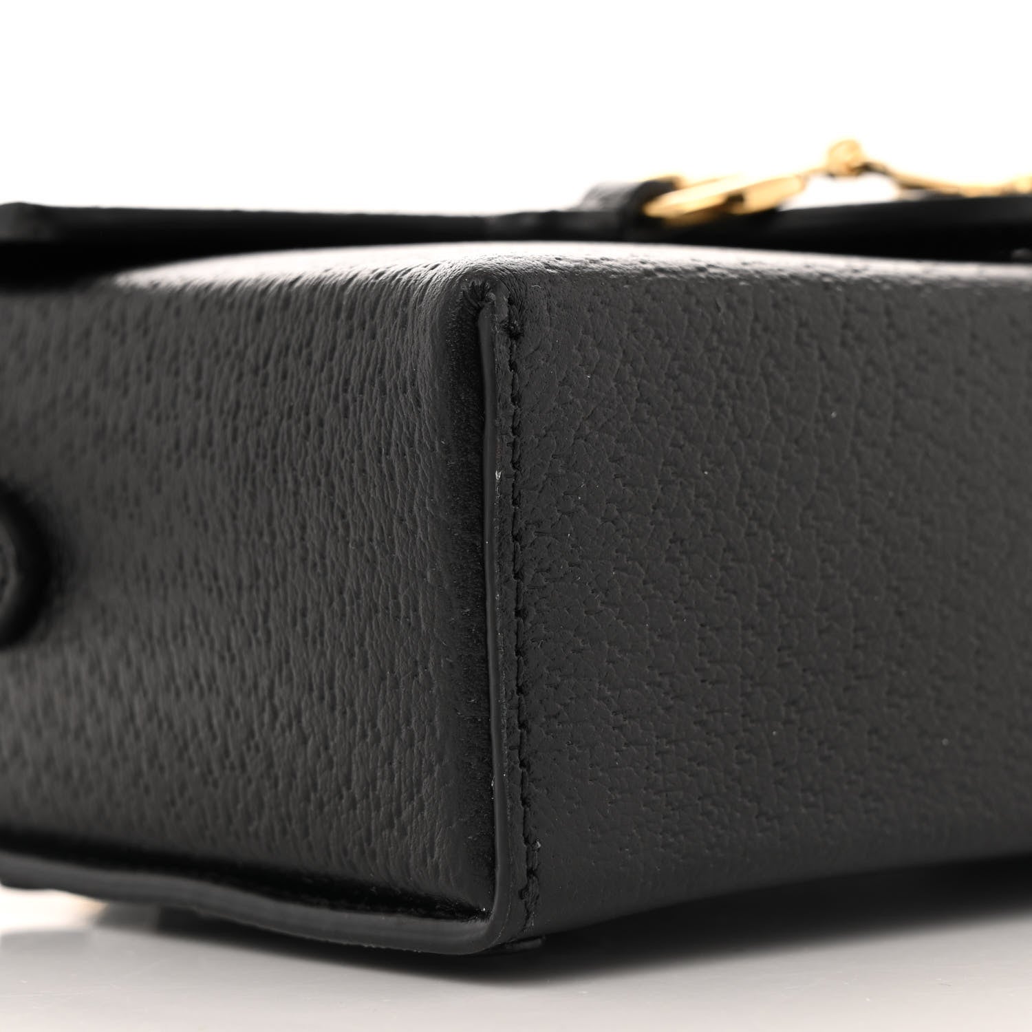 Gucci Calfskin Horsebit 1955 Shoulder Bag Black 9 of 11