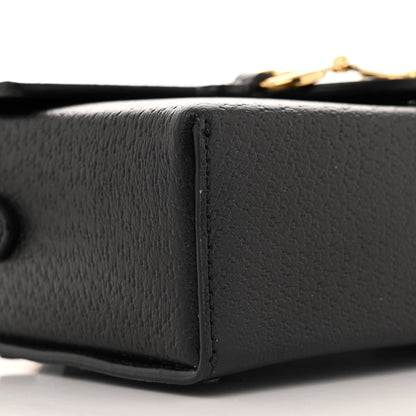 Gucci Calfskin Horsebit 1955 Shoulder Bag Black 9 of 11