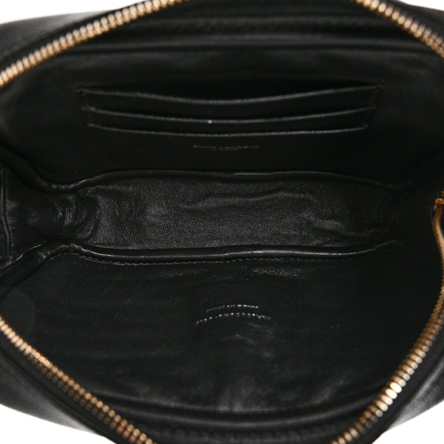 Grain De Poudre Matelasse Monogram Mini Lou Camera Bag Black